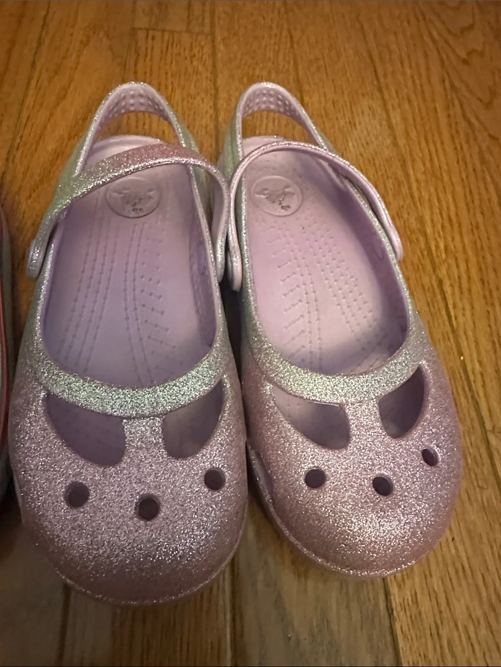 Crocs Kids Classic Clog and Mary Jane Lot - Navy, Silver, Pink